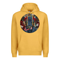 Mustard Black Angus Calf Christmas Premium Hoodie - RanaPortraitStore