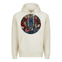 Oatmeal Heather Black Angus Calf Christmas Premium Hoodie - RanaPortraitStore