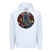 White Black Angus Calf Christmas Premium Hoodie - RanaPortraitStore