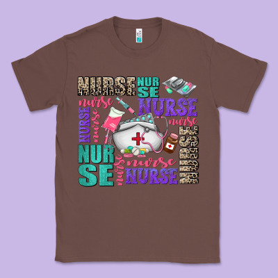 Nurse Nurse Nurse With Nurse Element Classic Tee Designed By Adodesignshop