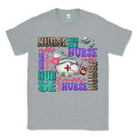 Heather Grey nurse nurse nurse with nurse element Classic Tee - AdoDesignShop