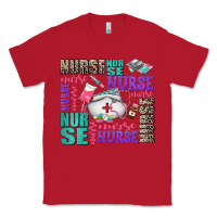 Red nurse nurse nurse with nurse element Classic Tee - AdoDesignShop