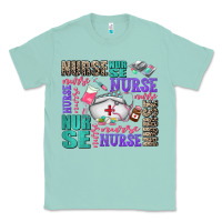 Seafoam nurse nurse nurse with nurse element Classic Tee - AdoDesignShop