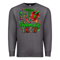 Charcoal Heather christmas rx pharmacy tech Premium Sweatshirt - MaliasSmallBusiness