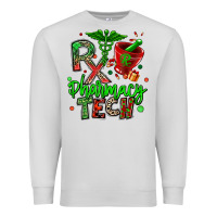 Dove Grey christmas rx pharmacy tech Premium Sweatshirt - MaliasSmallBusiness