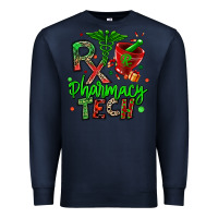 Navy christmas rx pharmacy tech Premium Sweatshirt - MaliasSmallBusiness