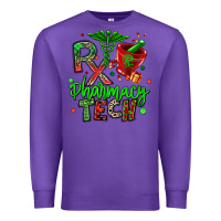 Purple christmas rx pharmacy tech Premium Sweatshirt - MaliasSmallBusiness