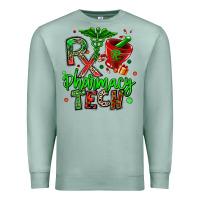 Seafoam christmas rx pharmacy tech Premium Sweatshirt - MaliasSmallBusiness