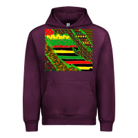 Mauve Wine juneteetnh brush Urban Hoodie - TumblerDesignByShophia