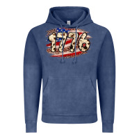 Vintage Denim 4th of July 1776 Vintage Hoodie - Neo Western