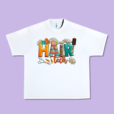 Hair Tech Urban Heavy Tee Designed By Adodesignshop
