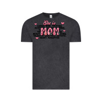 Vintage Black she is mom compliment words Vintage Tee - JahusDesignShop