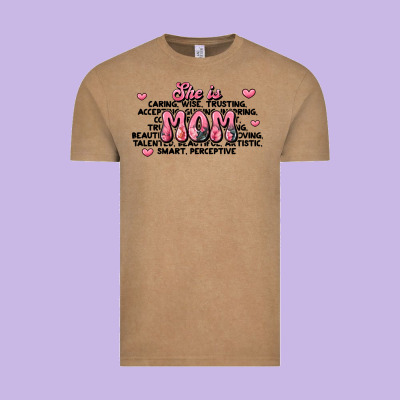 She Is Mom Compliment Words Vintage Tee Designed By Jahusdesignshop