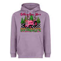 Lavender nothing runs like a reindeer Heavyweight Hoodie - MaliasSmallBusiness