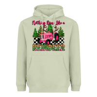 Matcha nothing runs like a reindeer Heavyweight Hoodie - MaliasSmallBusiness