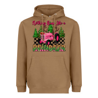 Toasted Coconut nothing runs like a reindeer Heavyweight Hoodie - MaliasSmallBusiness
