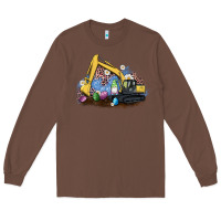 Chestnut easter excavator gnome egg leopard Long Sleeve Tee - Artiststas