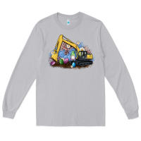 Moon Dust easter excavator gnome egg leopard Long Sleeve Tee - Artiststas