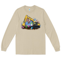 Mushroom easter excavator gnome egg leopard Long Sleeve Tee - Artiststas