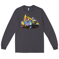 Smoke easter excavator gnome egg leopard Long Sleeve Tee - Artiststas