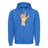 True Royal love needs no words Zipper Hoodie - MaliasSmallBusiness