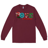 Burgundy love christmas Long Sleeve Tee - AdoDesignShop