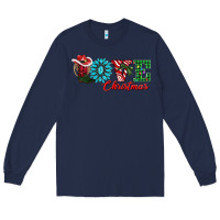 Navy love christmas Long Sleeve Tee - AdoDesignShop