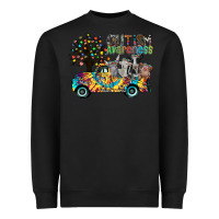 Black autism avareness3 Heavyweight Sweatshirt - CowhideDigitalArt