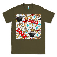 Army Green graduation 2022 seamless pattern Classic Tee - BundleAndBundleShop