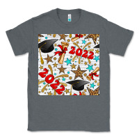 Charcoal Heather graduation 2022 seamless pattern Classic Tee - BundleAndBundleShop