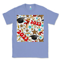 Colony Blue graduation 2022 seamless pattern Classic Tee - BundleAndBundleShop