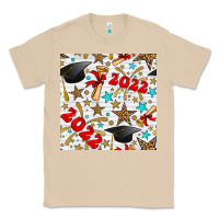 Mushroom graduation 2022 seamless pattern Classic Tee - BundleAndBundleShop
