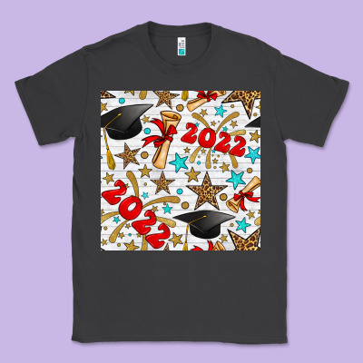 Graduation 2022 Seamless Pattern Classic Tee Designed By Bundleandbundleshop