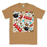 Toasted Coconut graduation 2022 seamless pattern Classic Tee - BundleAndBundleShop