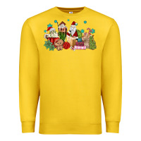Lemon santa coffee Premium Sweatshirt - MaliasSmallBusiness