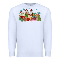 White santa coffee Premium Sweatshirt - MaliasSmallBusiness