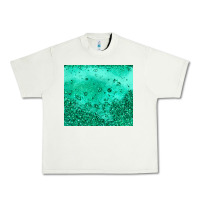 Pistachio green glitter Urban Heavy Tee - JahusDesignShop