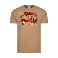 Vintage Coffee kinda house wife kinda thug wife Vintage Tee - JahusDesignShop