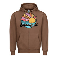 Chestnut sunkissed Zipper Hoodie - MaliasSmallBusiness