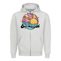 Dove Grey sunkissed Zipper Hoodie - MaliasSmallBusiness