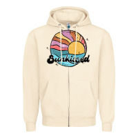 Sandshell sunkissed Zipper Hoodie - MaliasSmallBusiness