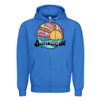 True Royal sunkissed Zipper Hoodie - MaliasSmallBusiness