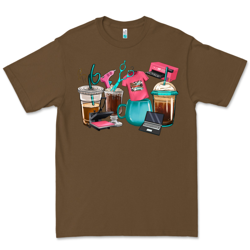 Crafting Coffee Cups Premium Tee by RanaPortraitStore | Teevron