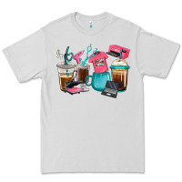 Dove Grey crafting coffee cups Premium Tee - RanaPortraitStore