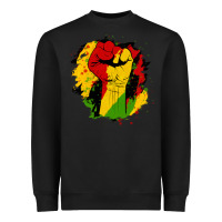 Black juneteenth fist Heavyweight Sweatshirt - HRA Design Shop