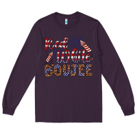 Plum red white boujee Long Sleeve Tee - Artiststas