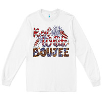White red white boujee Long Sleeve Tee - Artiststas
