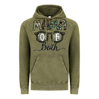 Vintage Olive mama of both Vintage Hoodie - CowhideDigitalArt