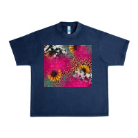 Navy pink glitter leopard cowhide Urban Heavy Tee - JahusDesignShop