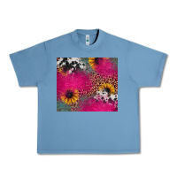 Pebble Blue pink glitter leopard cowhide Urban Heavy Tee - JahusDesignShop